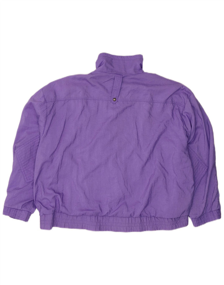 Rodeo Chaqueta impermeable extragrande para mujer EU 42 Large Nylon morado