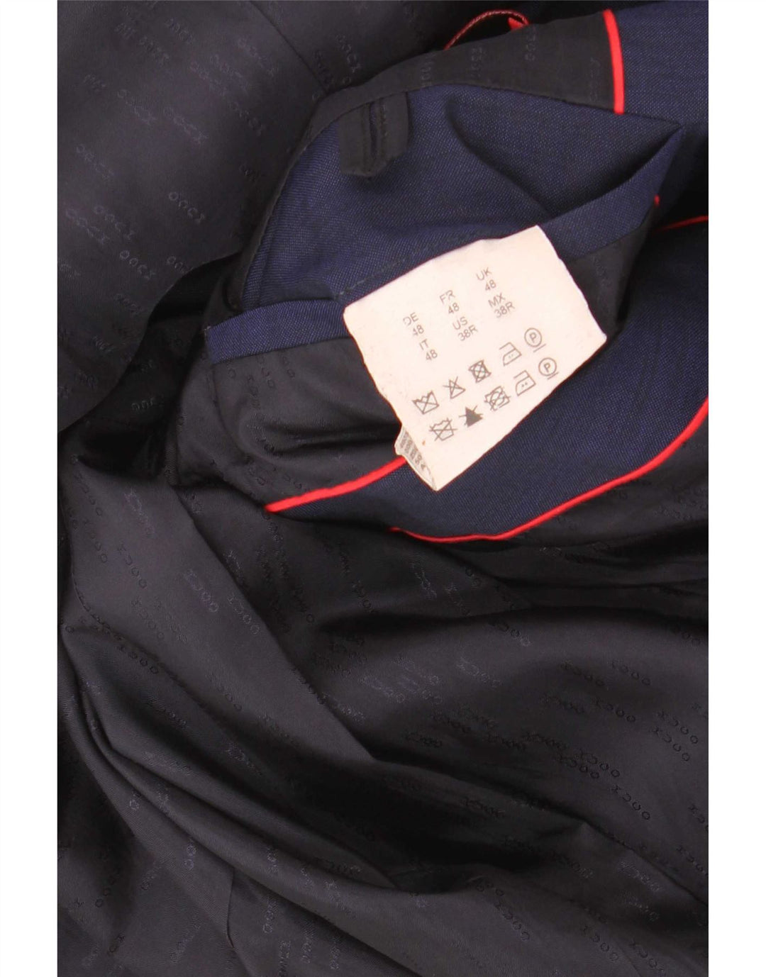 Hugo Boss Chaqueta tipo blazer de 2 botones para hombre EU 48 Lana azul marino mediana