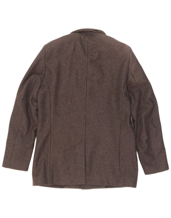 Abrigo Reiss para hombre Reino Unido 40 Lana gris grande