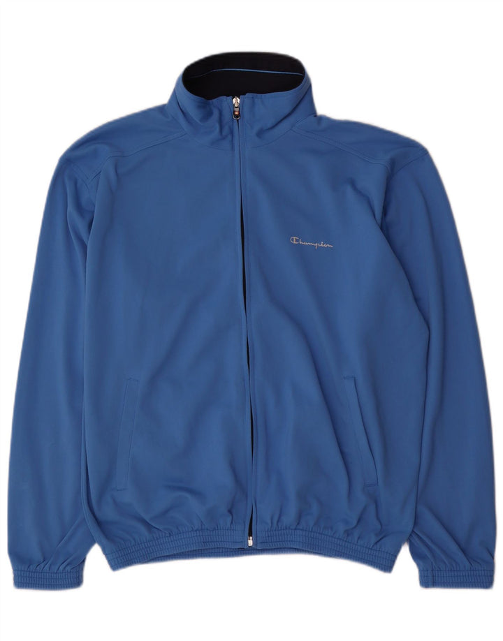 Champion Chaqueta De Chándal Para Hombre Poliéster Azul Medio