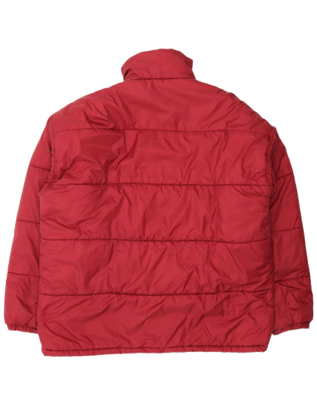 Vintage hombres chaqueta acolchada Reino Unido 42 XL rojo