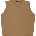 Zara Hombre Chaleco Camiseta Sin Mangas Grande Beige