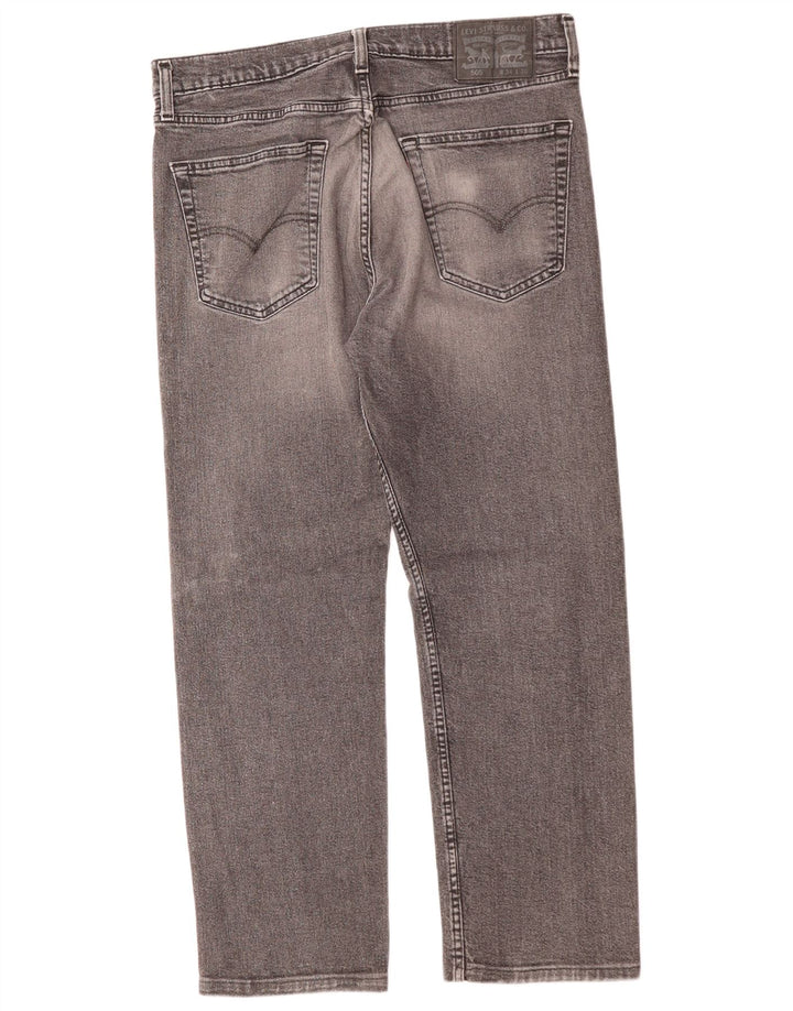 Levi's Jeans rectos 505 para hombre W34 L27 Algodón gris