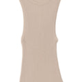 Zara Mujer Chaleco Top UK 44 Medio Blanco