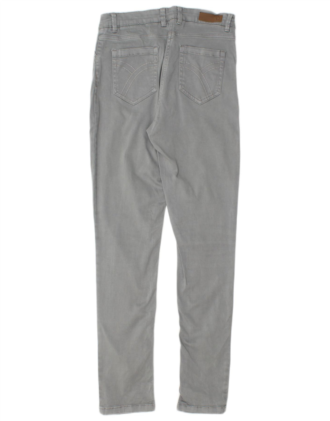 Dack's Pantalones casuales ajustados para mujer IT 44 Medium W28 L30 Algodón gris