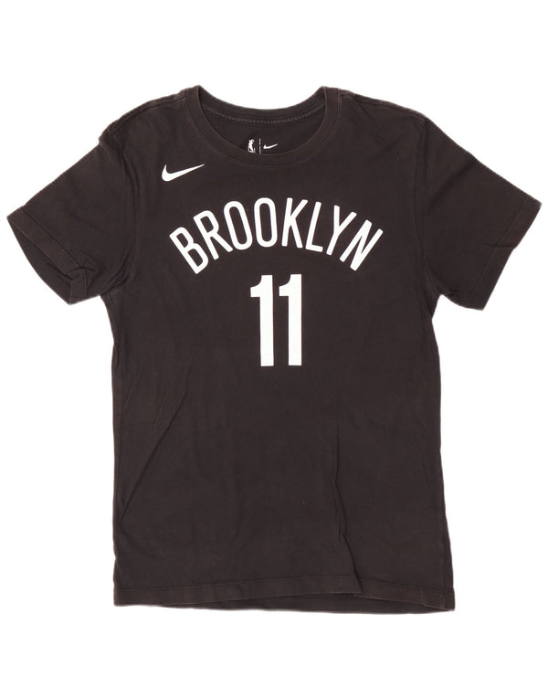 Nike Brooklyn Graphic Camiseta para hombre, talla pequeña, algodón negro