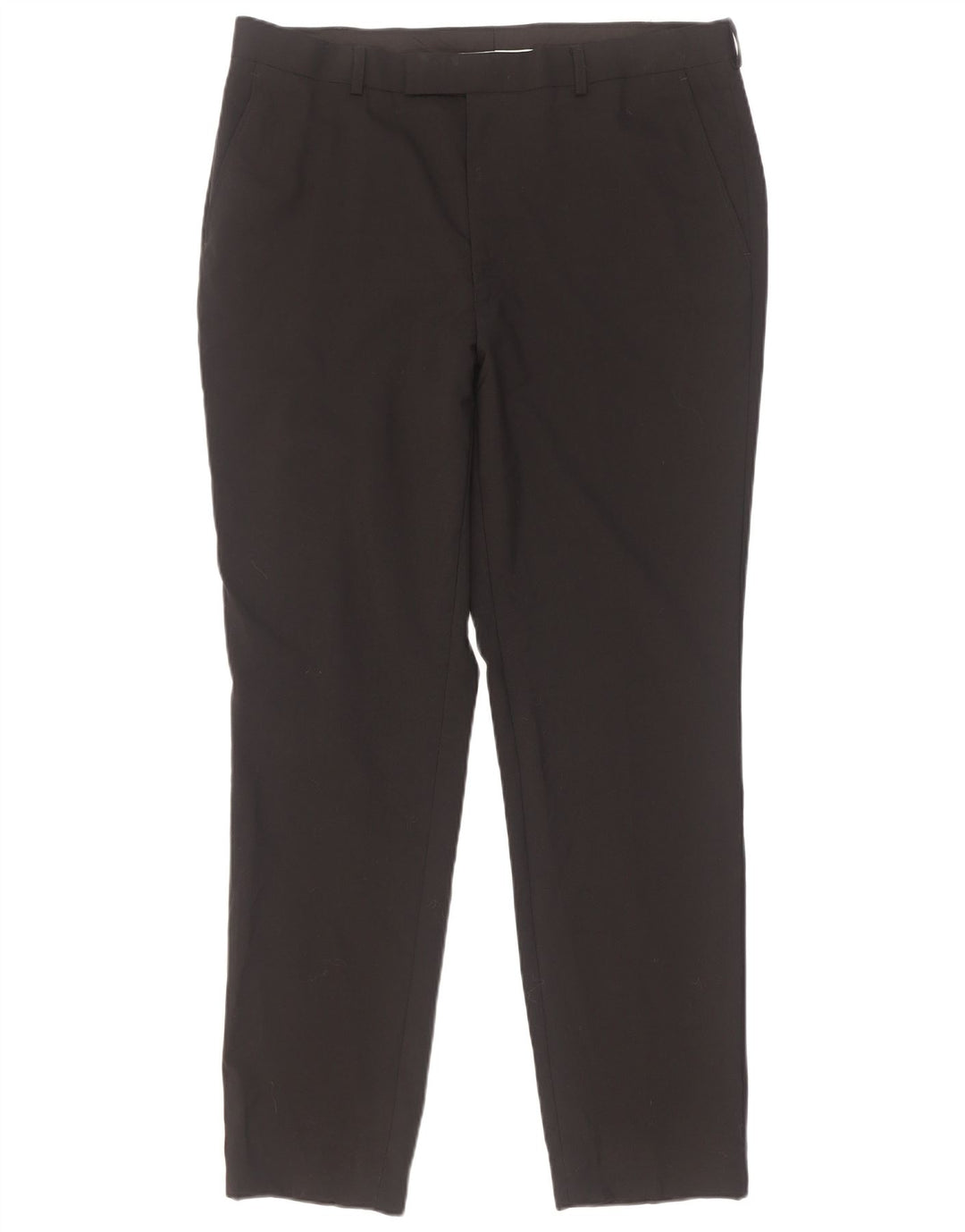 French Connection Pantalón de traje ajustado para hombre W36 L31 Poliéster negro