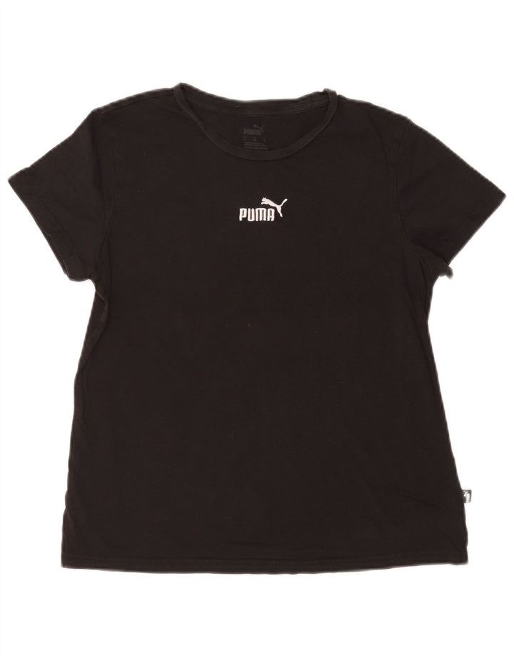 Puma - Camiseta gráfica para mujer, talla 40, talla M, color negro