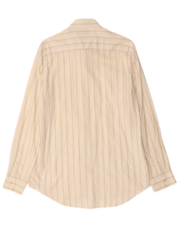 Camisa Timberland Hombre Mediana De Algodón A Rayas Blancas