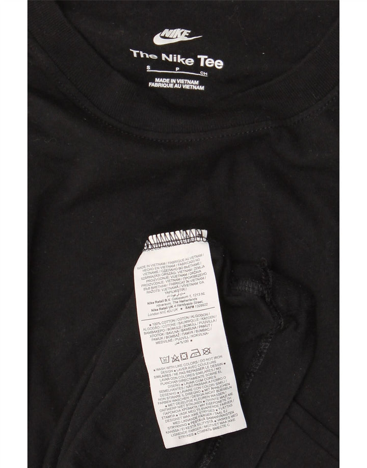 Camiseta NIKE Hombre Top Small Negro Algodón