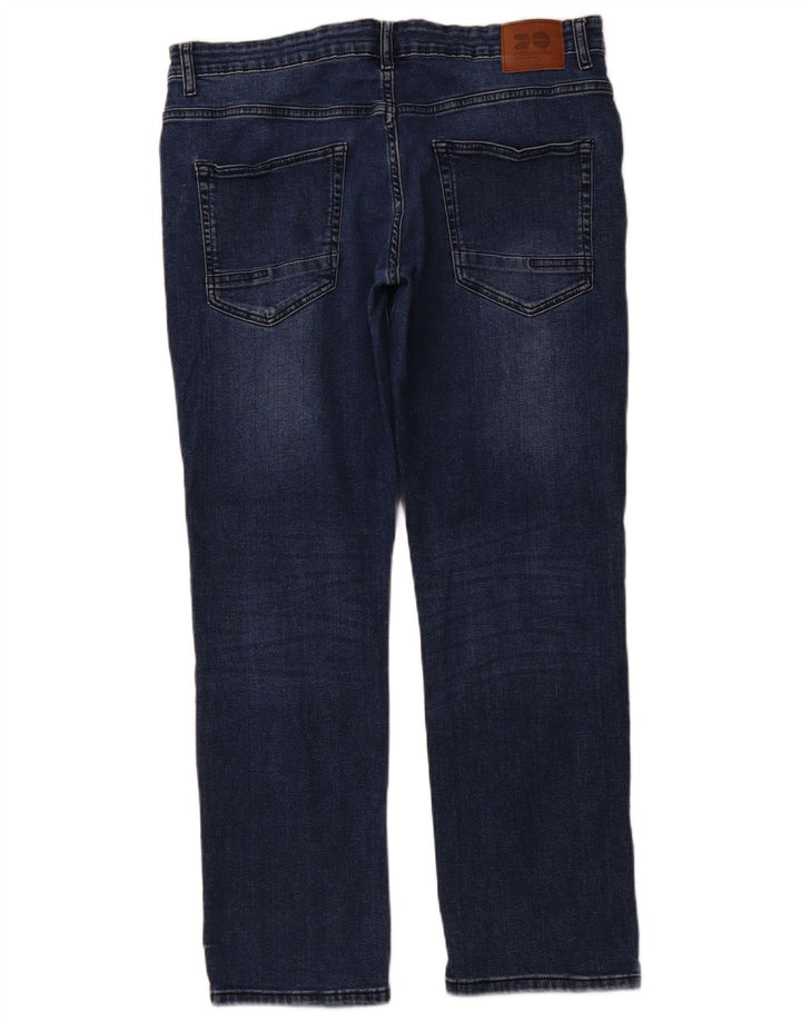 CROSSHATCH Vaqueros rectos Princed para mujer W36 L30 Algodón azul