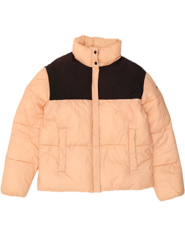 CHAMPION Chaqueta acolchada holgada para mujer UK 40 Grande Color rosa