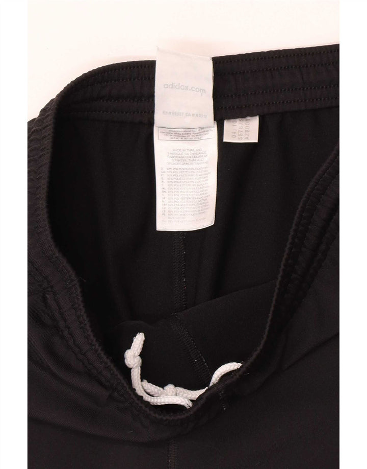 Adidas Pantalones cortos deportivos para mujer UK 12 Mediano Negro Poliéster