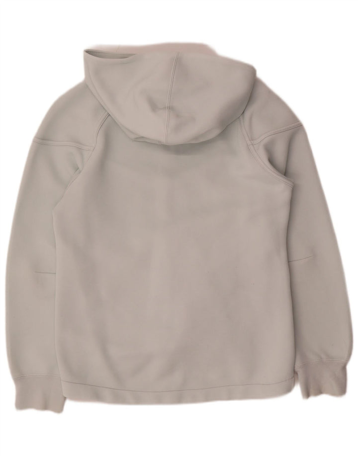 Nike - Sudadera con capucha y cremallera para mujer, talla 40, color gris medio