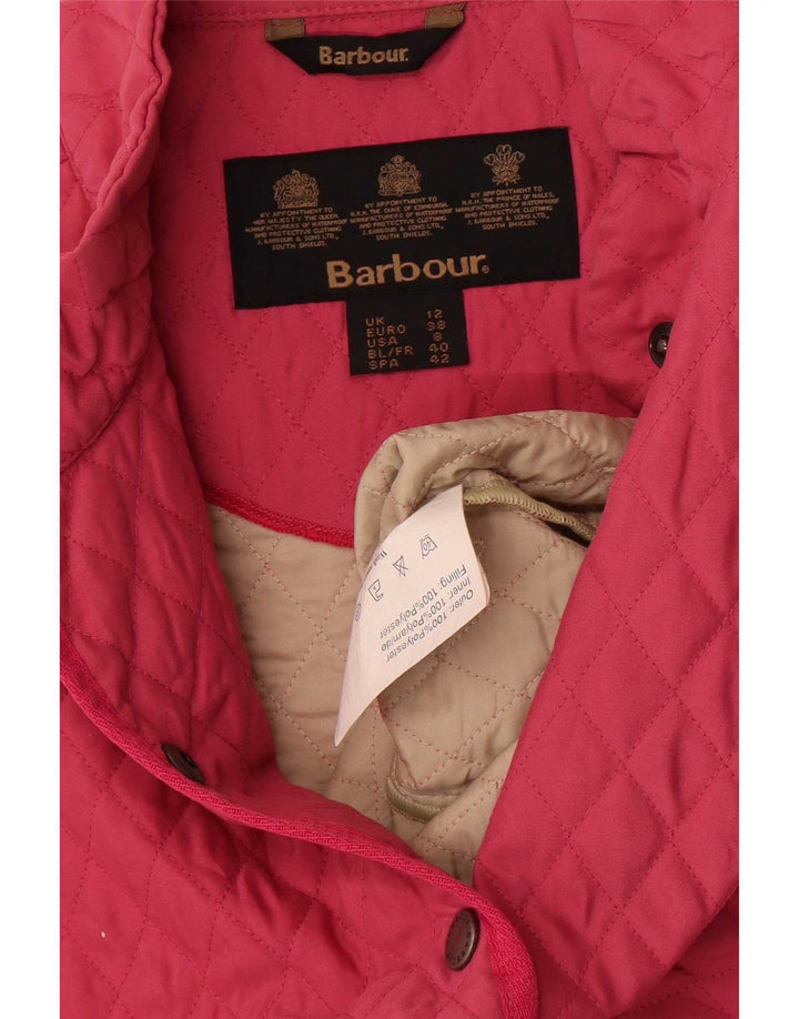 Chaleco acolchado Barbour para mujer UK 40 Poliéster rosa medio