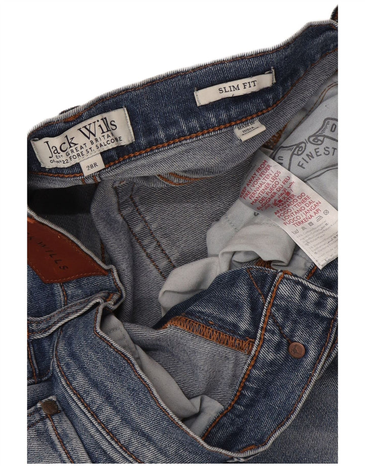 Jack Wills Vaqueros ajustados para hombre W28 L30 Algodón azul