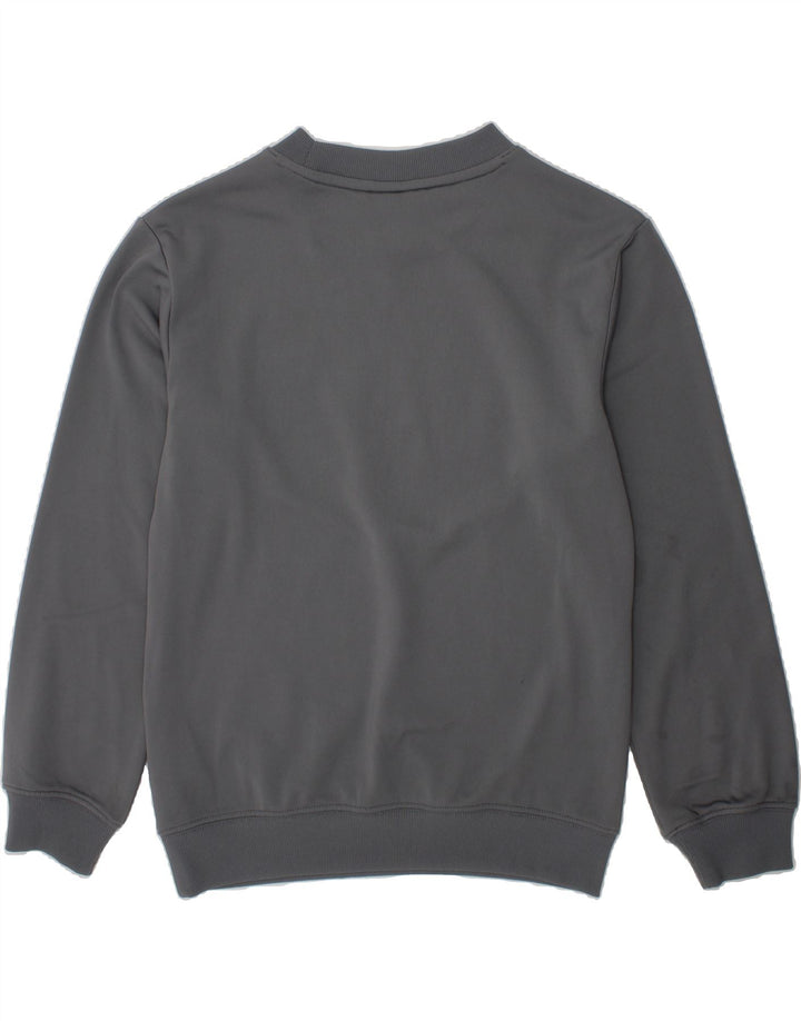 NIKE Boys Graphic Sweatshirt Jumper 10-11 Years Medium  Grey Polyester Vintage Nike and Second-Hand Nike from Messina Hembry 