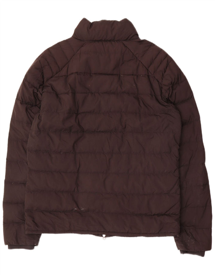 Zara Hombre Chaqueta Acolchada UK 40 Grande Poliéster Negro
