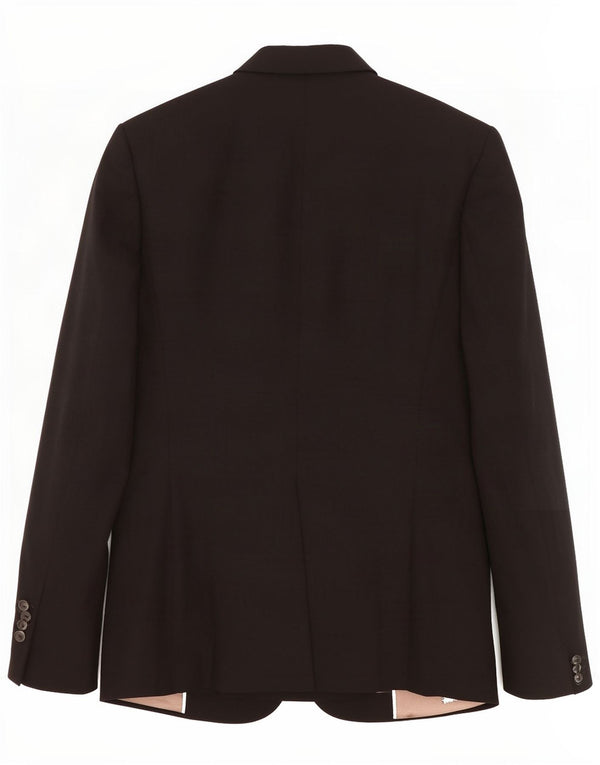 Zara Mujer Chaqueta Blazer De 1 Botón EU 38 Small Black