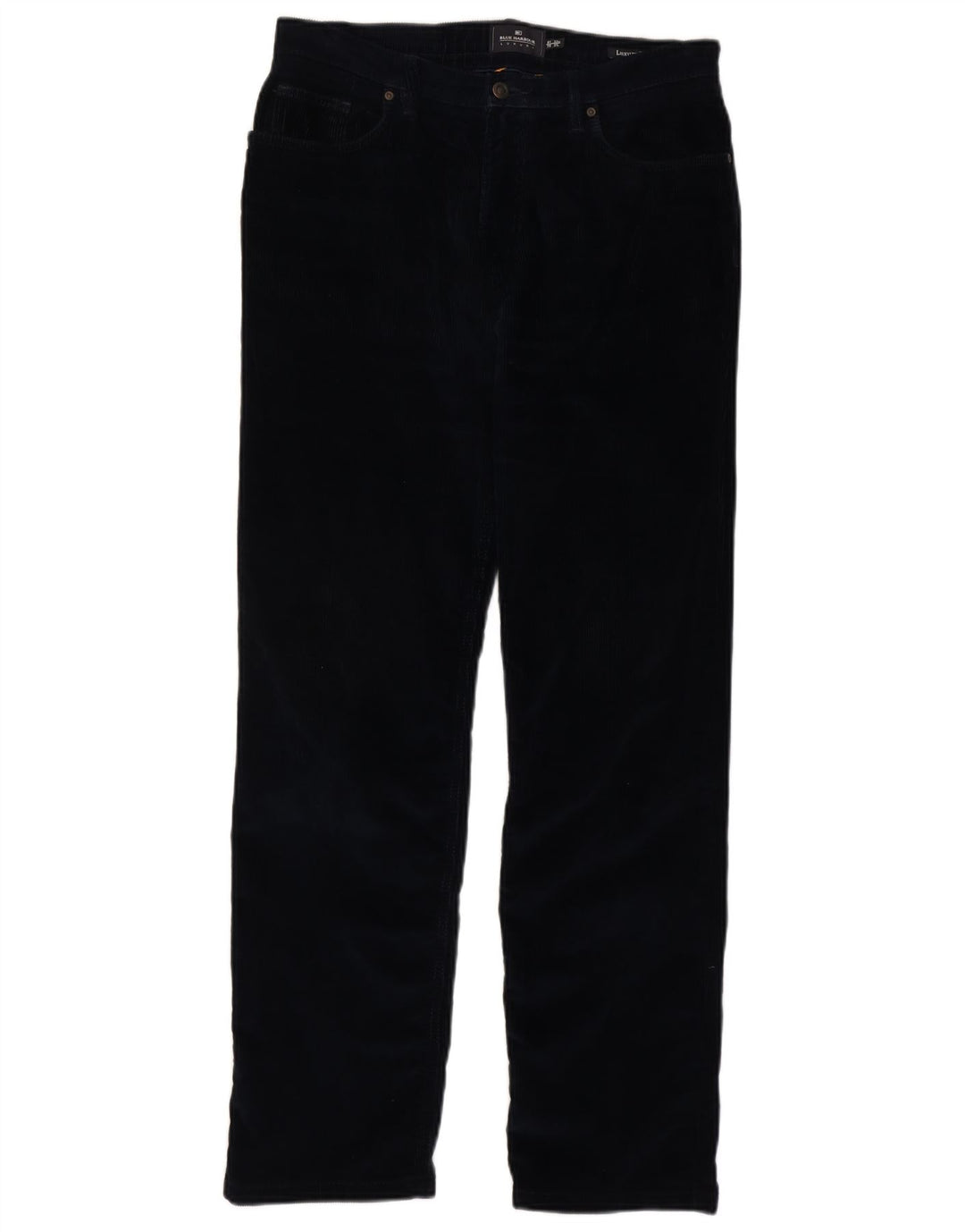 MARKS & SPENCER Pantalones rectos de pana para hombre W32 L31 Algodón azul marino