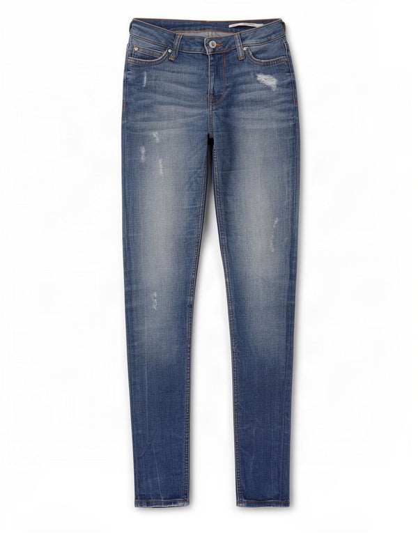 Zara Vaqueros Slim Mujer EU 34 2XS W24 L30 Azul