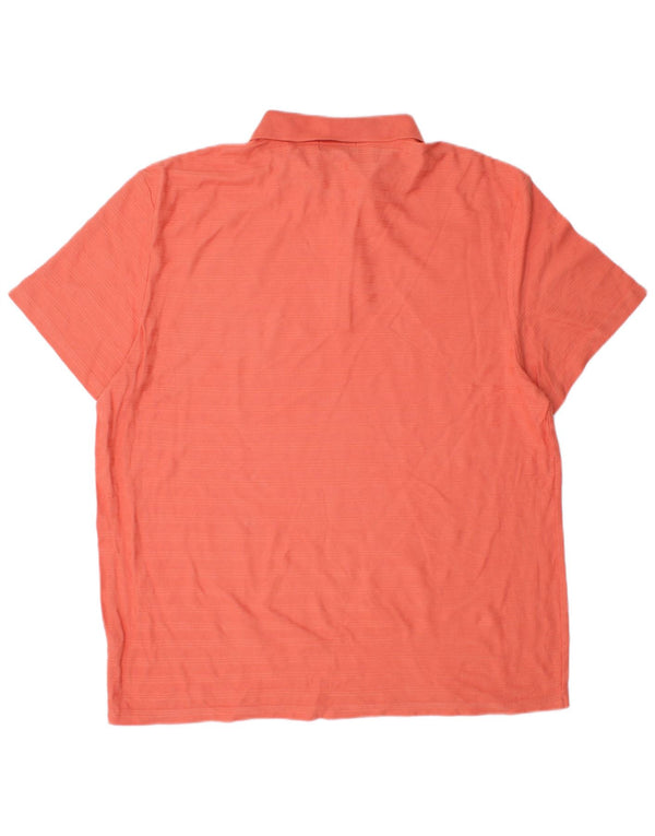 CALVIN KLEIN Polo Hombre XL Algodón Rayas Rojas
