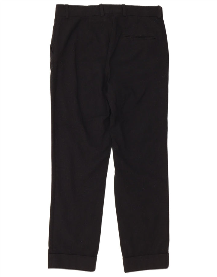 COS Pantalón de traje recto para mujer EU 34 XS W30 L26 Lana negra