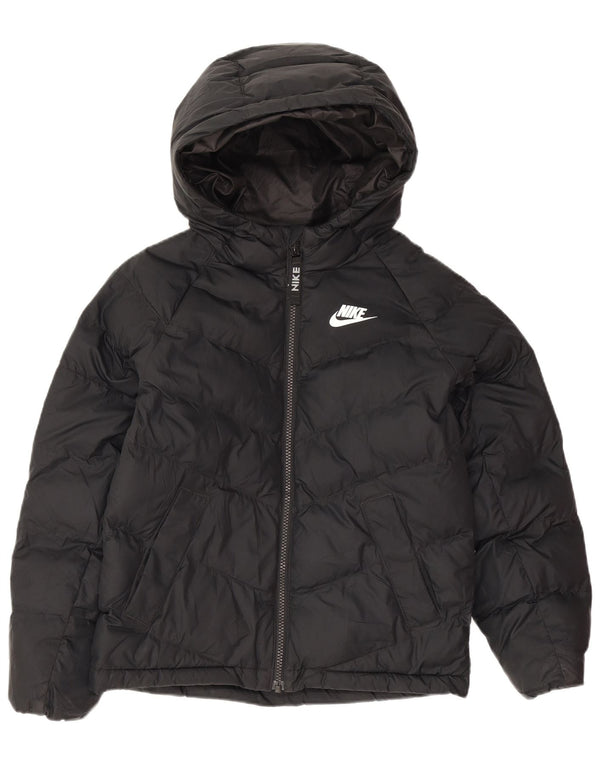 Nike Chaqueta acolchada con capucha para niñas 8-9 años Pequeña Negro