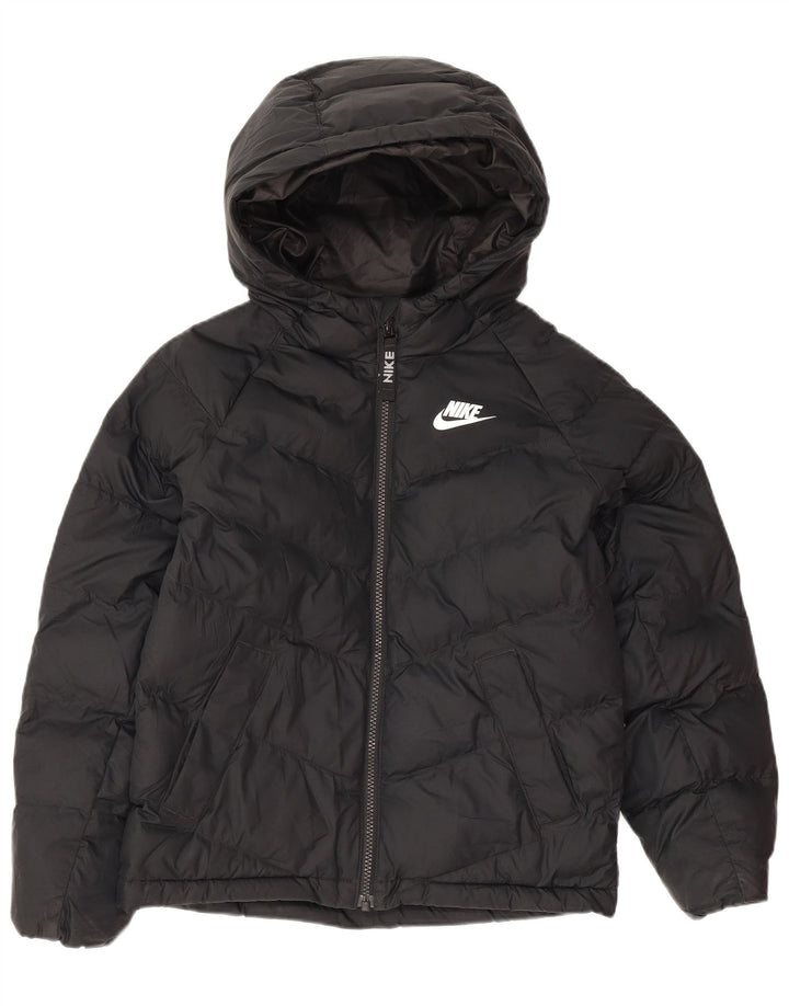 Nike Chaqueta acolchada con capucha para niñas 8-9 años Pequeña Negro