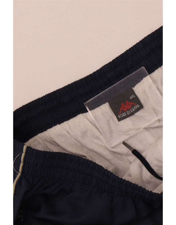 Pantalón de Chándal Kappa Hombre 4XL Azul Marino Poliéster