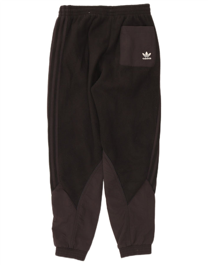 ADIDAS Pantalones de chándal de forro polar para hombre Joggers Small Negro Poliéster