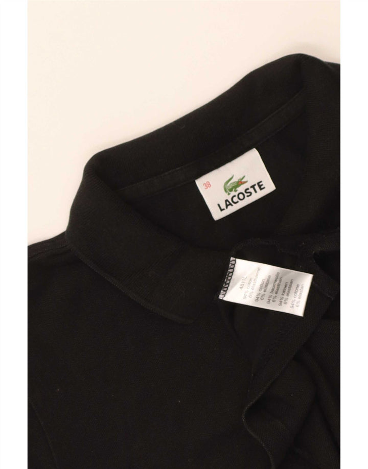 Polo Lacoste Mujer Talla 38 Mediano Negro Algodón