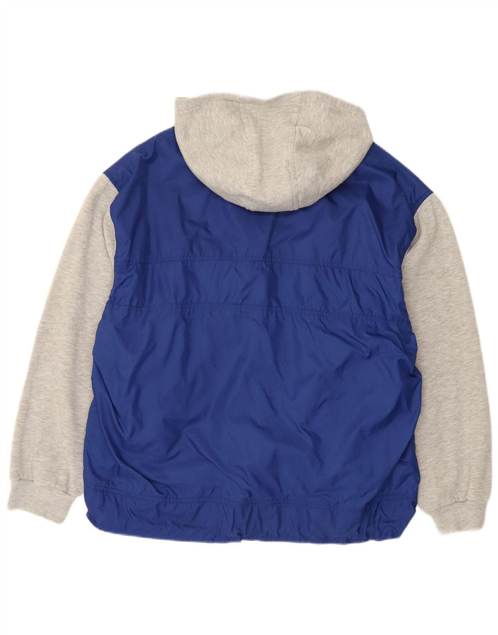 Lotto Hombre Sudadera Con Capucha Chándal Top Chaqueta Grande Azul Colorblock