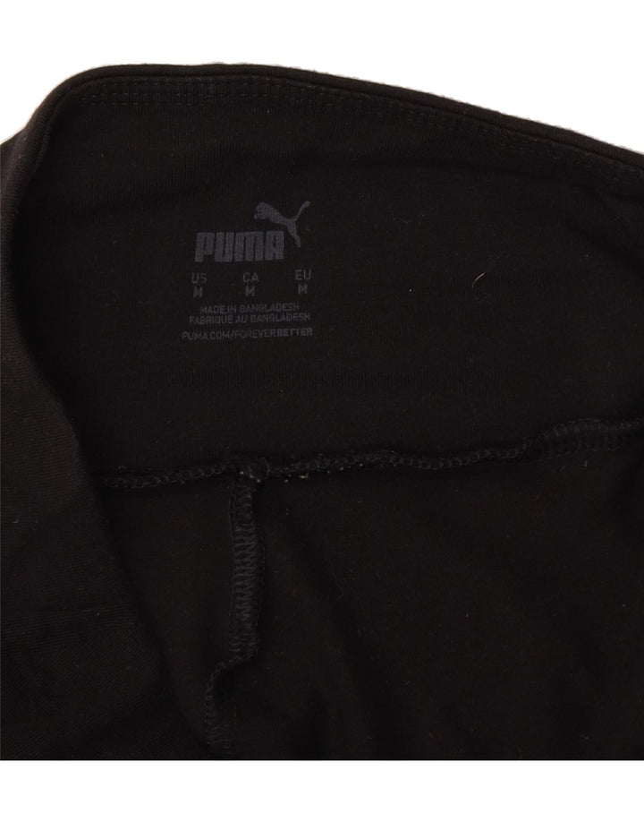 PUMA Womens Graphic Leggings UK 12 Medium  Black Vintage Puma and Second-Hand Puma from Messina Hembry 
