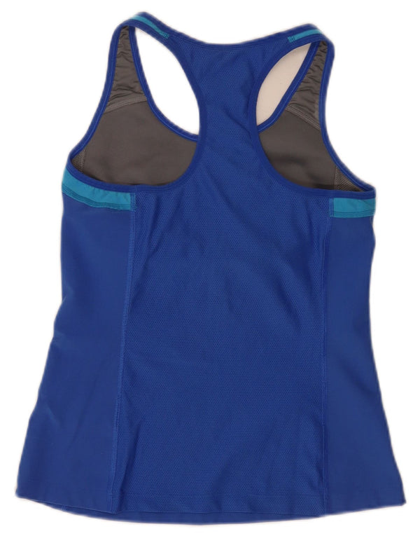 Nike Mujer Dri Fit Crop Graphic Chaleco Top UK 14 Grande Azul Deportes