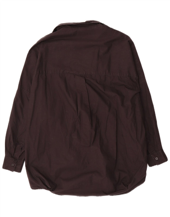 French Connection Camisa tipo jersey de manga 3/4 para mujer UK 46 Grande Negro