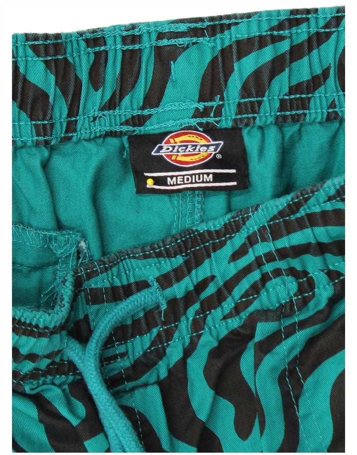 Dickies Pantalones cortos chinos para hombre medianos W32 Turquesa Estampado animal Algodón
