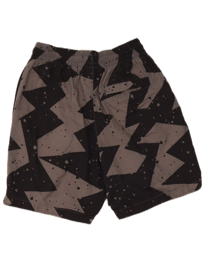 Jordan - Pantalones cortos deportivos para hombre, nailon geométrico, color gris pequeño