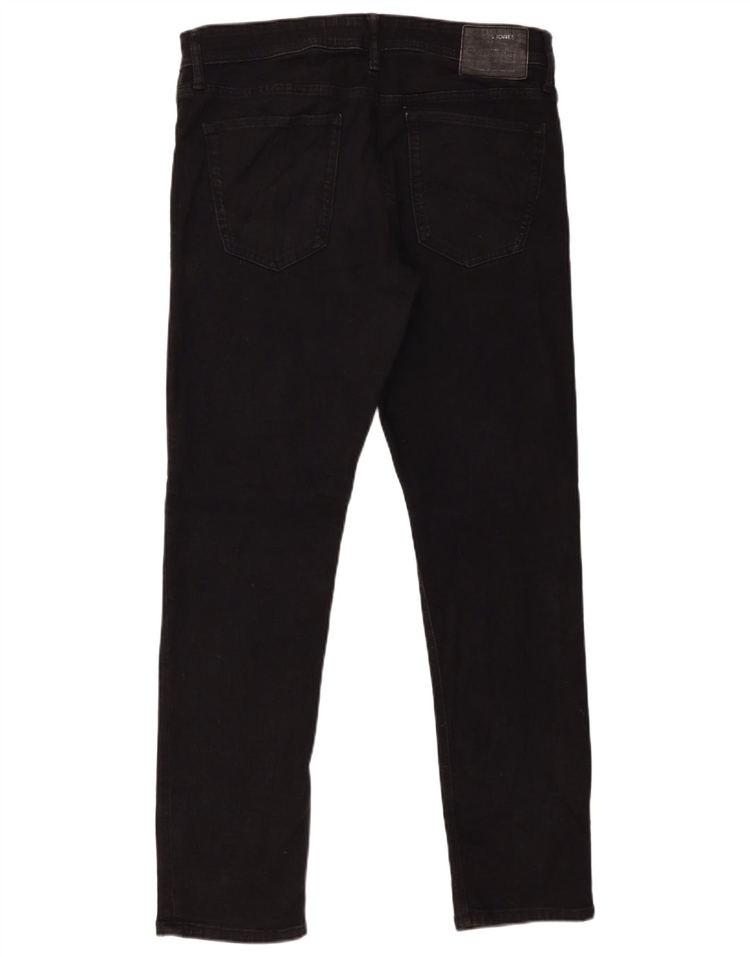 Jack & Jones Vaqueros ajustados para hombre W34 L32 Algodón negro