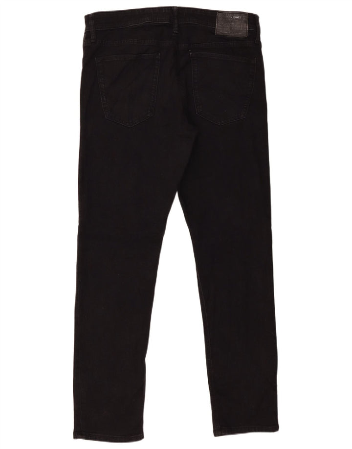 Jack & Jones Vaqueros ajustados para hombre W34 L32 Algodón negro