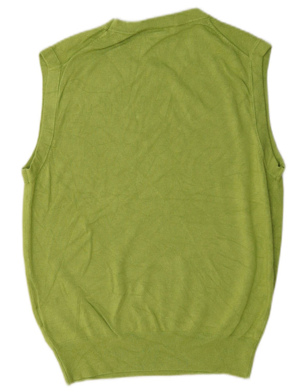 Zara Mujer Chaleco Tank Top ES 40 XL Viscosa Verde