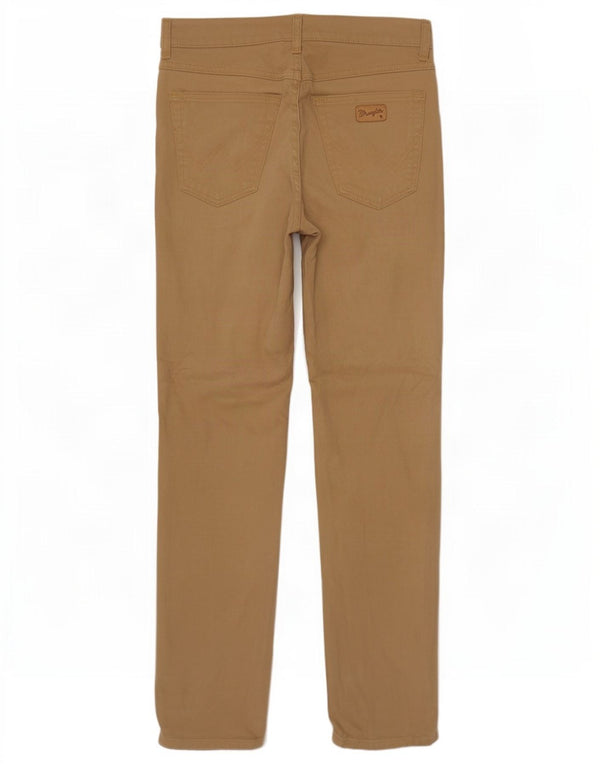 Wrangler Vaqueros rectos elásticos Texas para hombre W32 L30 Algodón marrón