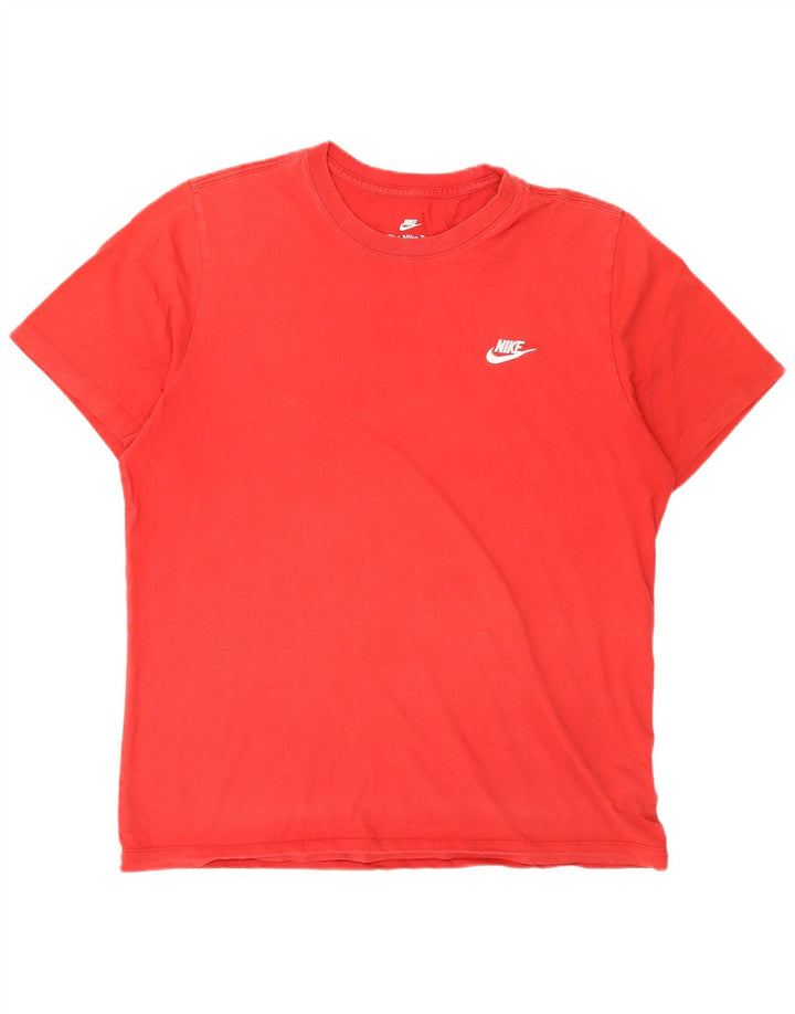 Nike - Camiseta para hombre, talla grande, color rojo, algodón
