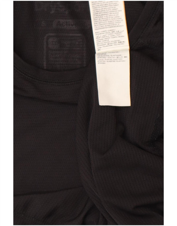Superdry Camiseta con gráfico Lash para hombre, talla pequeña, poliéster negro