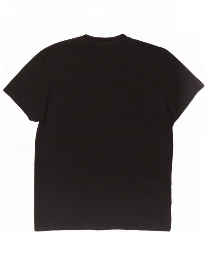 Umbro - Camiseta gráfica para hombre, talla grande, algodón negro