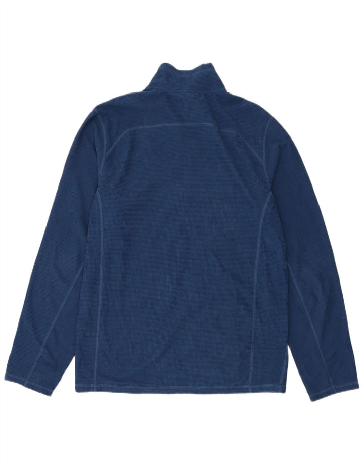 The North Face Jersey de forro polar con cuello y cremallera para hombre Poliéster azul marino medio