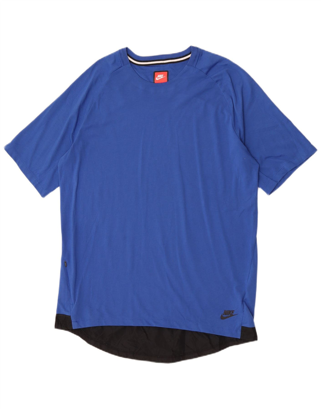 Camiseta Nike Hombre Top Large Azul Colorblock Poliéster