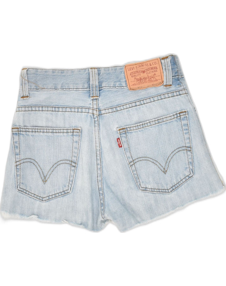LEVI'S Womens 512 Denim Shorts W29 Medium Blue Cotton Vintage Levi's and Second-Hand Levi's from Messina Hembry 
