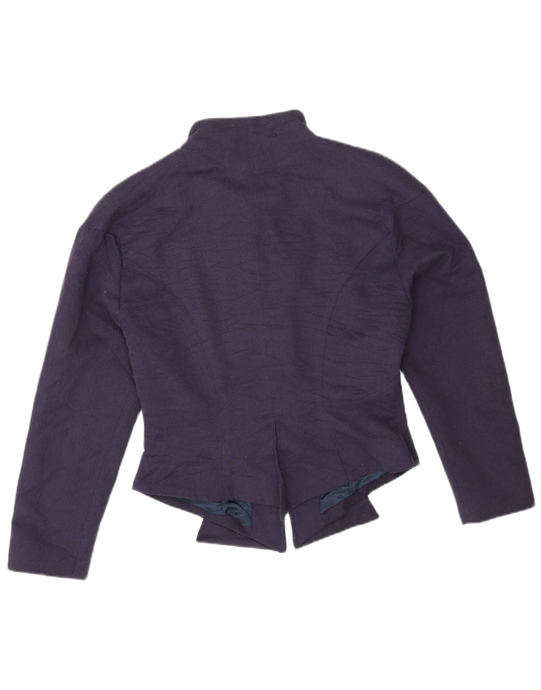 Chaqueta bomber VINTAGE para mujer IT 44 Acetato azul marino medio