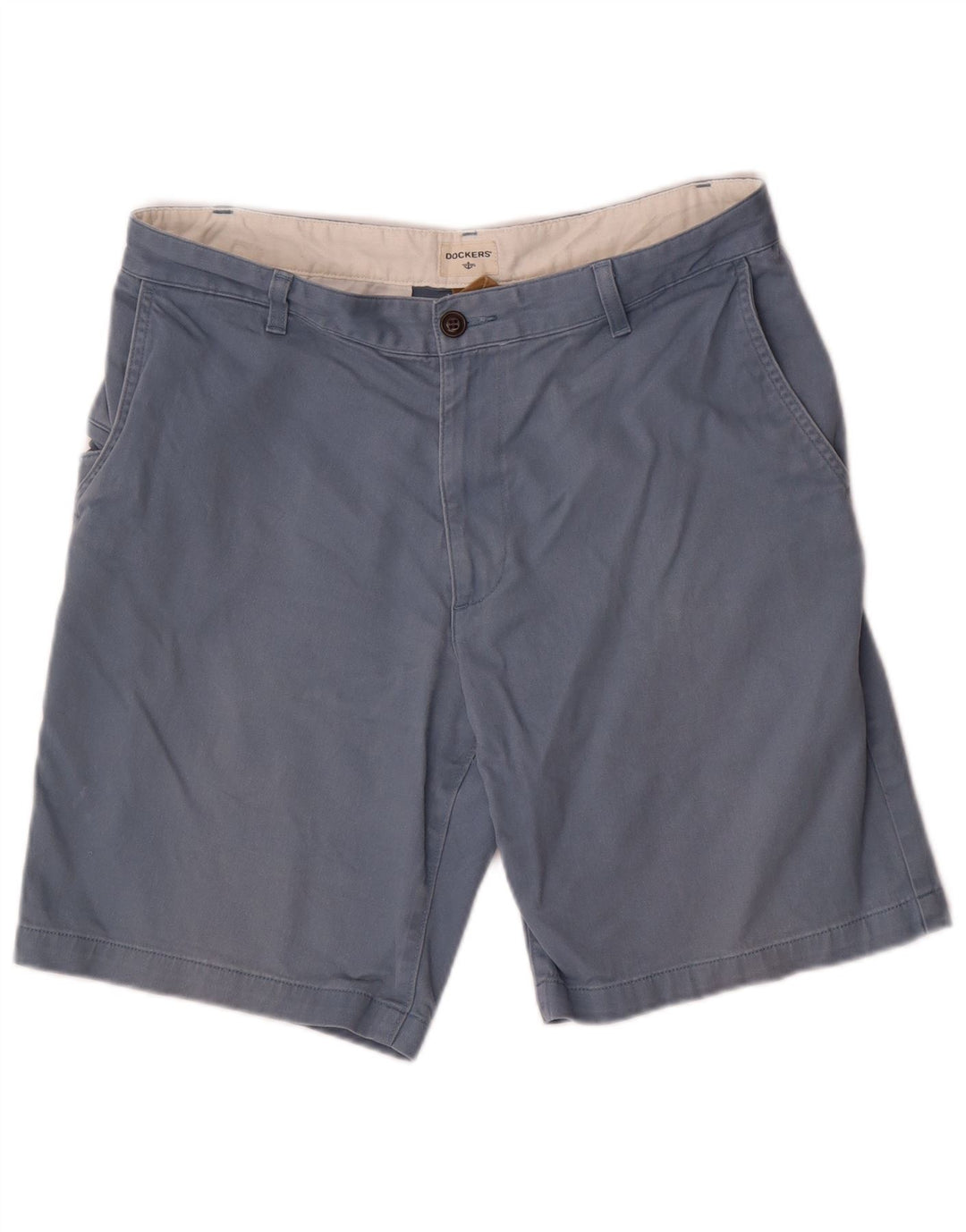 Dockers Pantalones cortos tipo cargo para hombre W34 Algodón azul grande